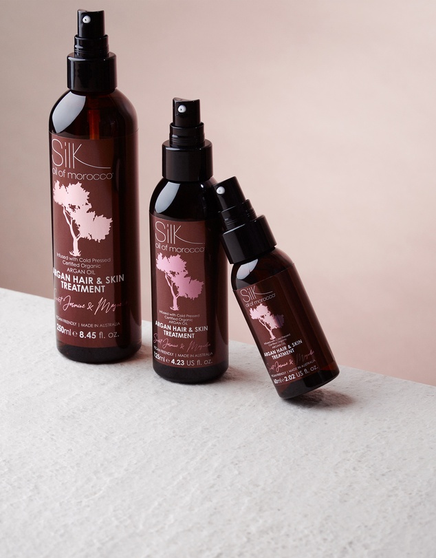 Silk Oil of Morocco - Argan Hair and Skin Treatment - Sweet Jasmine & Magnolia - 250ml