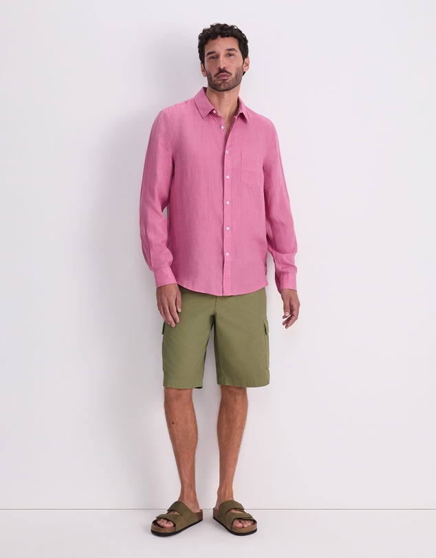 Sportscraft - Linen Long Sleeve Delave Shirt