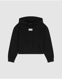 MM6 Maison Margiela - Brand Patch Hooded Sweatshirt