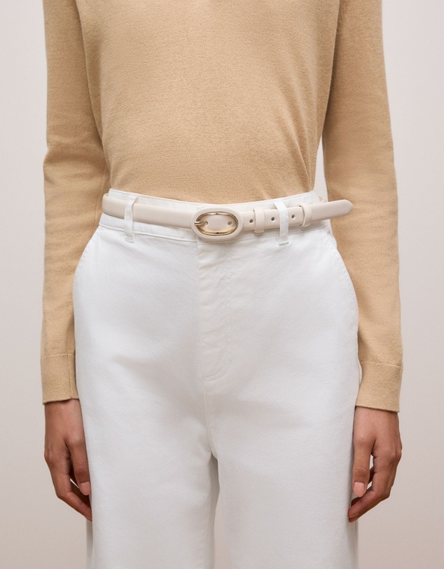 Trenery - Onna Belt in Marshmallow
