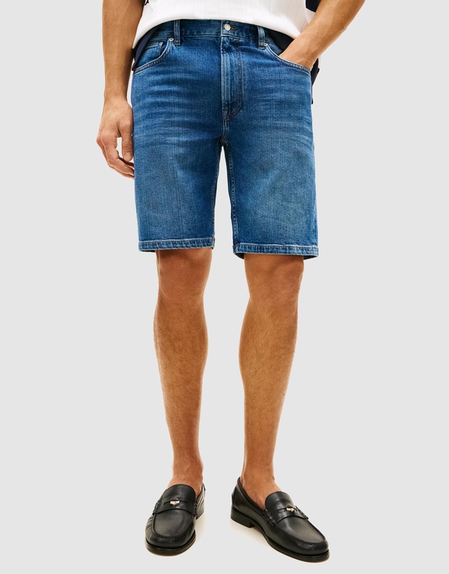 Tommy Hilfiger - Denton Faded Straight Leg Denim Shorts