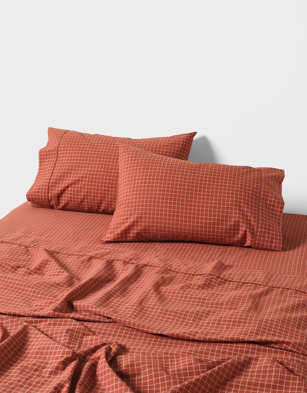 Linen House - Volley Check Sheet Set