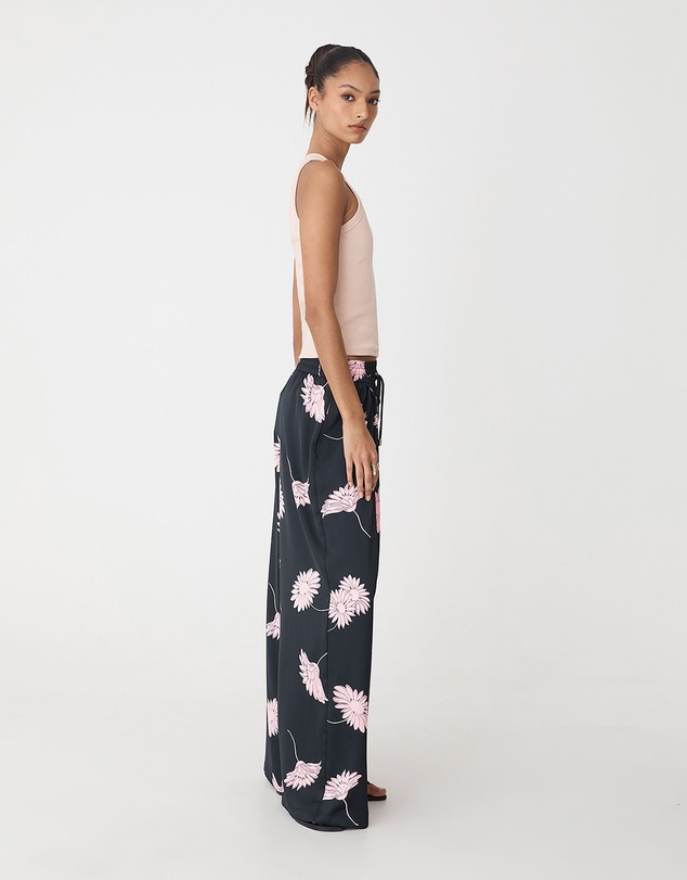 Forcast - Felicia Satin Elastic Pants