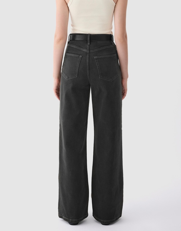 Outland Denim - Ellie High Wide Jeans
