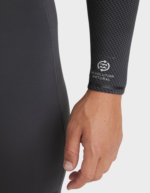 Billabong - Mens 3/2mm Revolution Natural Chest Zip Wetsuit