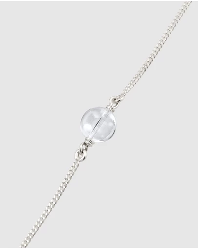 Elli Jewelry - Rock Crystal Bracelet in 925 Silver