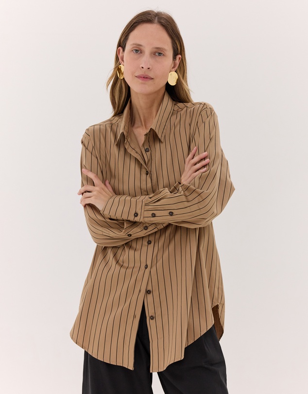 Cloth & Co. - The Classic Shirt | Coffee & Black