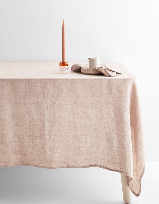 Aura Home - Vintage Pure Linen Tablecloth