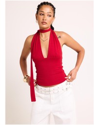 Alice In The Eve - Eloise Halter Scarf Top
