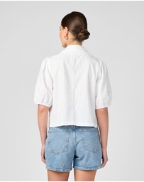 MVN - Collared Tie Up Top