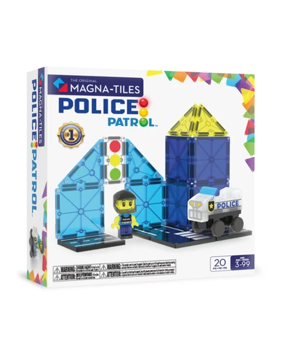 Magna-Tiles - MAGNA-TILES - Police Patrol - 20 Piece