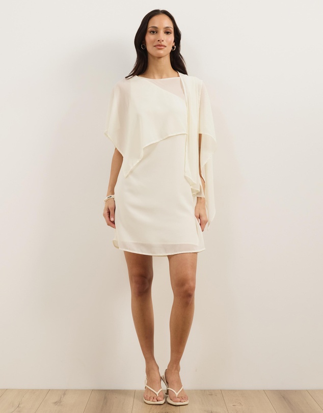 Atmos&Here - Tara Chiffon Scarf Mini Dress