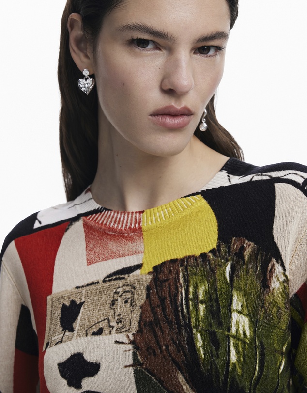 Desigual - Lacroix Collage Sweater