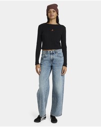 RVCA - Womens Bailey Long Sleeve T-Shirt