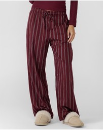 Lorna Jane - Campus Stripe Flannel Lounge Pants