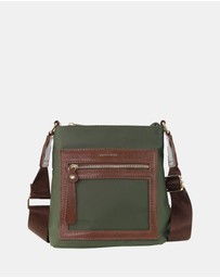 Pierre Cardin - Pierre Cardin RFID Lightweight Nylon Crossbody Bag
