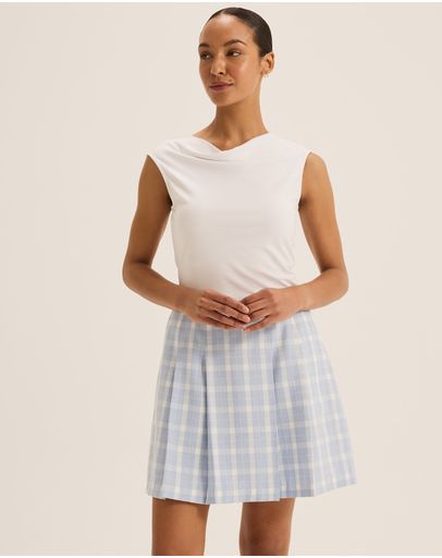 IVORY/SKY BLUE