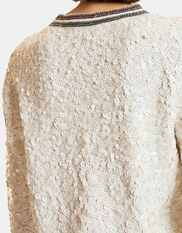 Cynthia Rowley - Sequin Crewneck Sweater