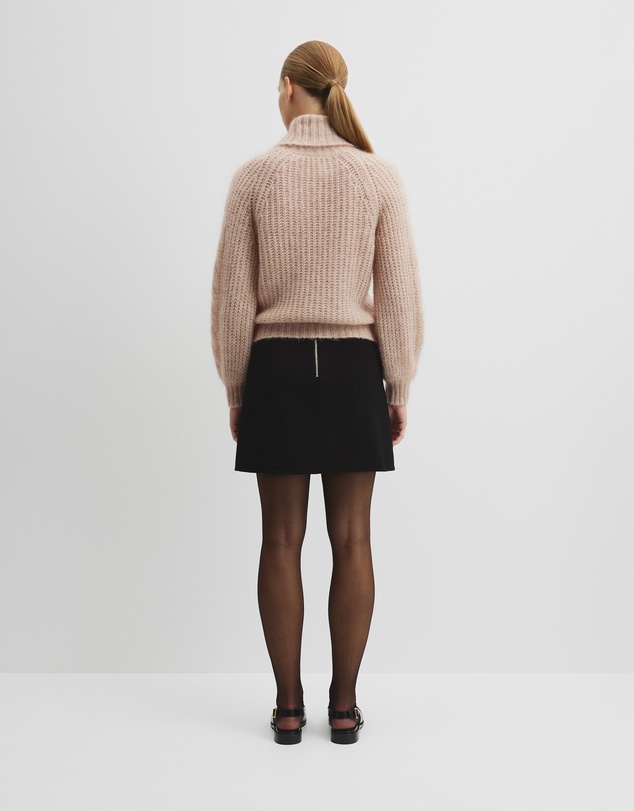 Country Road - Lofty Merino Wool Funnel Neck Knit