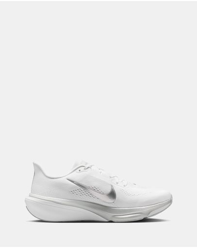 White, Metallic Silver & Wolf Grey