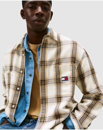 Tommy Jeans - Relaxed Check Brushed Overshirt