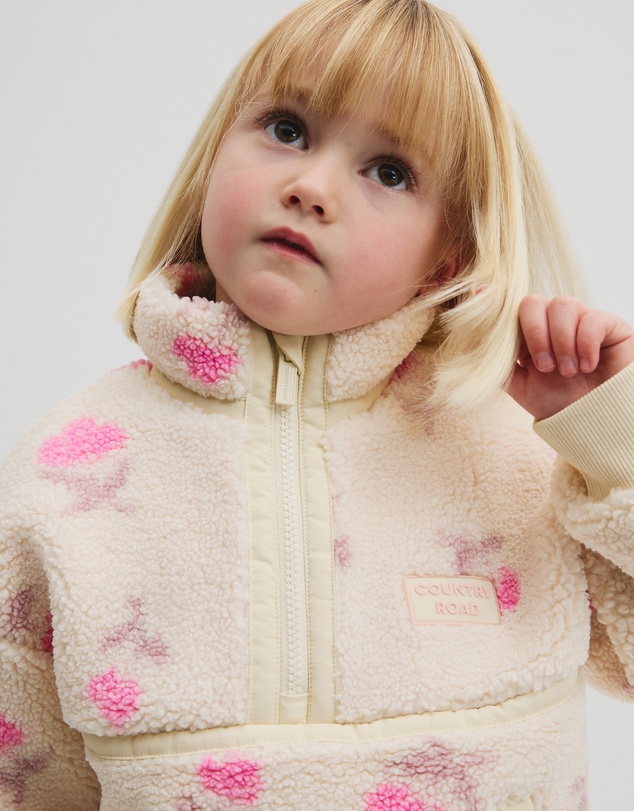Country Road - Printed Sherpa Sweat