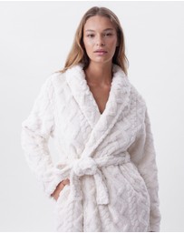 Bras N Things - Kaia Short Gown - Ivory