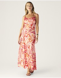 MOS The Label - Serena Print Strappy Dress