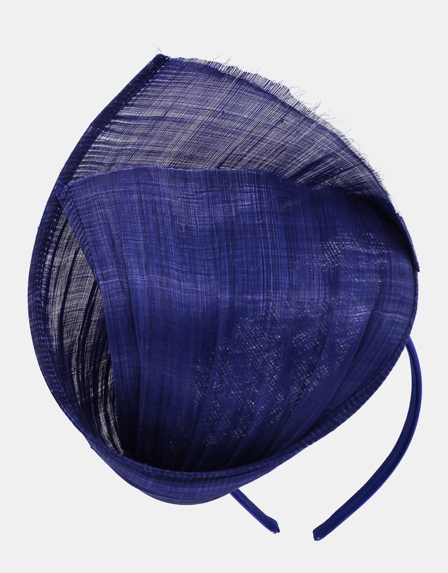 Morgan & Taylor - Vanya Fascinator in Cobalt Blue