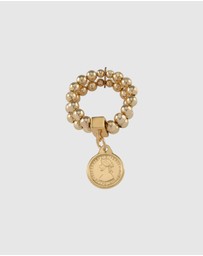 Von Treskow - Double Stretch Ring with Mini Coin
