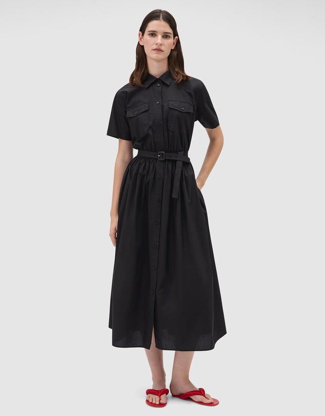 Oroton - Belted Shirt Dress