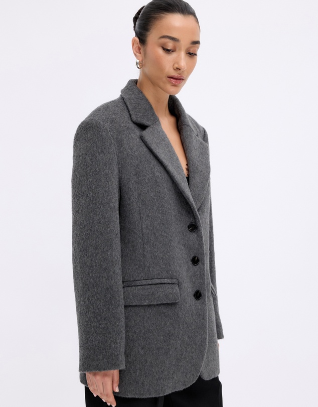 Minima Esenciales - Kiara Brushed Wool Jacket