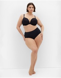 City Chic - Plus size Wireless Maternity Bra - black