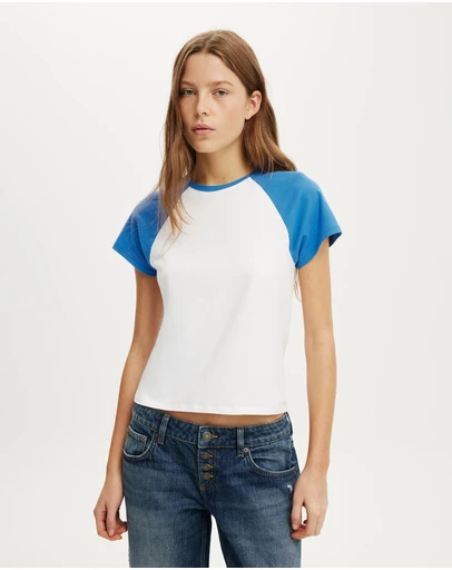 Cotton On - 90S Baby Raglan Tee
