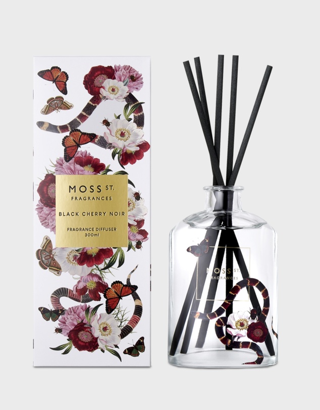 Moss St Fragrances - Black Cherry Noir Fragrance Diffuser 300ml