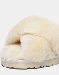 EVERAU - EverAU Ugg Leanna Double Faced Sheepskin Upper House Shoes