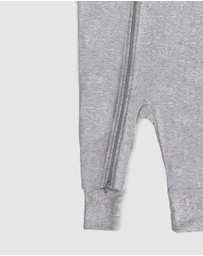 B Free Intimate Apparel - 100% Organic 2-Way Zip Sleepsuit - Baby & Toddler