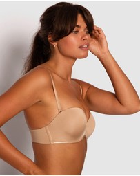 Bras N Things - Inner Essence Devilish Push Up Strapless Bra - Nude