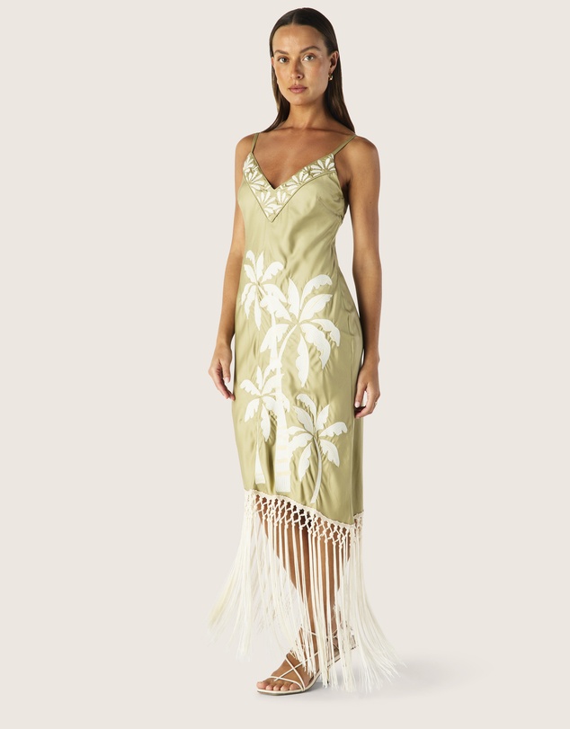MOS The Label - Kala Embroidery Strappy Dress