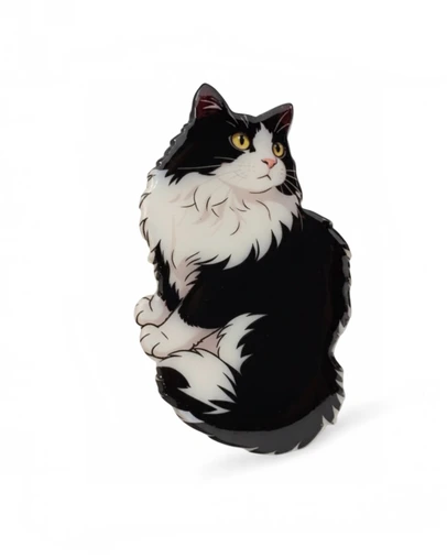 Mossée - Noir Black Cat Hair Claw
