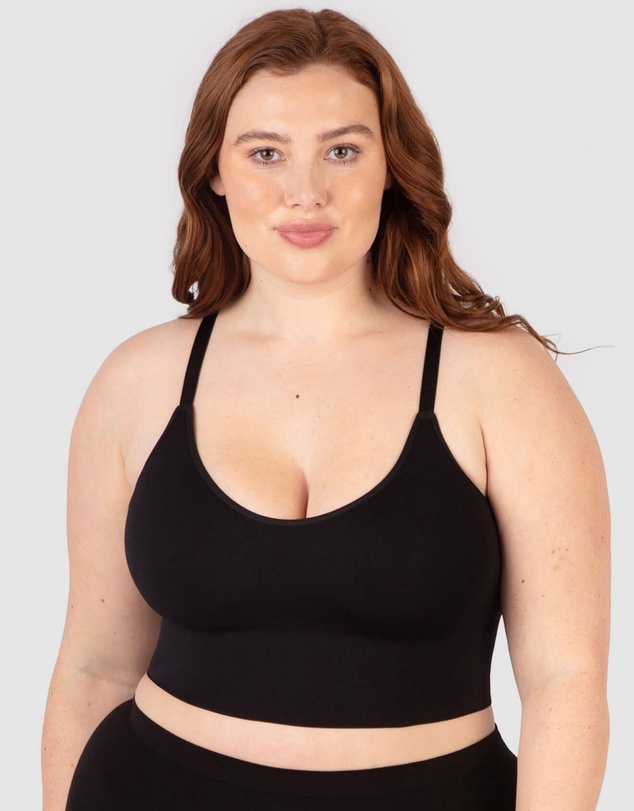 B Free Intimate Apparel - Long Line Spaghetti Strap Bralette (A-B-C-D-DD-E-F) Cup