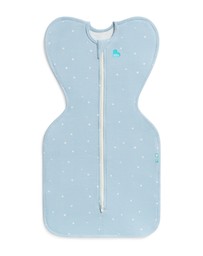 Love to Dream - Swaddle Up™ 1.0 TOG Cotton Powder Blue Twinkle