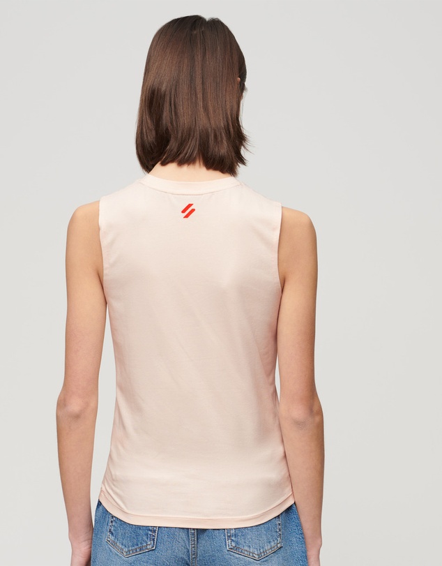 Superdry - Sport Luxe Graphic Fitted Tank Top