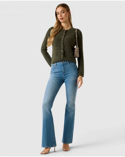 GUESS - High-Rise Sexy Flare Jeans