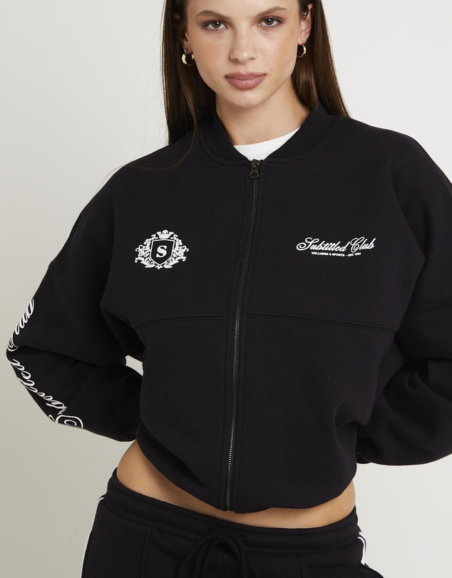 Subtitled - Subtitled Wellness Club Bomber Jacket