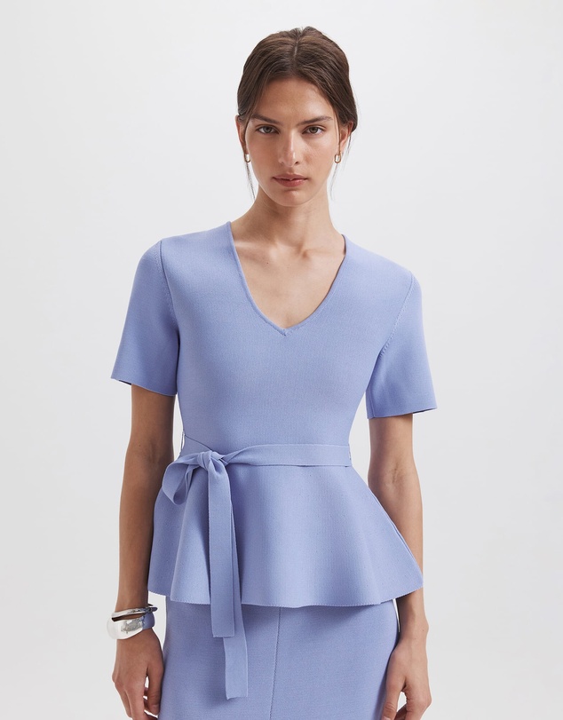 SABA - Mia Milano Peplum Top