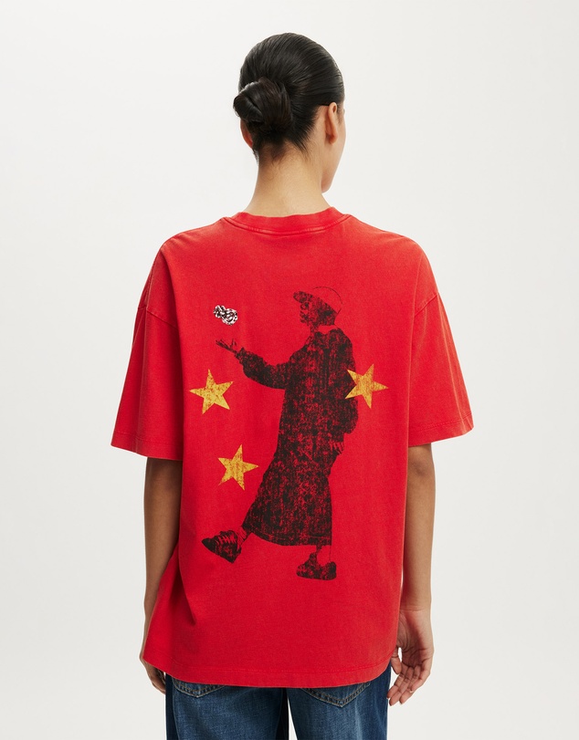 Cotton On - The Lcn Music Boxy Graphic Tee