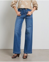 DRICOPER DENIM - Sherry Long Wide Straight Leg Jeans