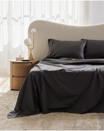 Greg Natale - Jacquard Sheet Set Charocal