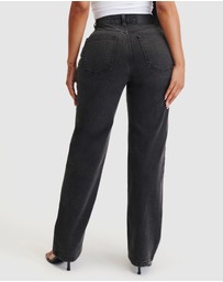 Cotton On - Curvy Stretch Straight Jeans